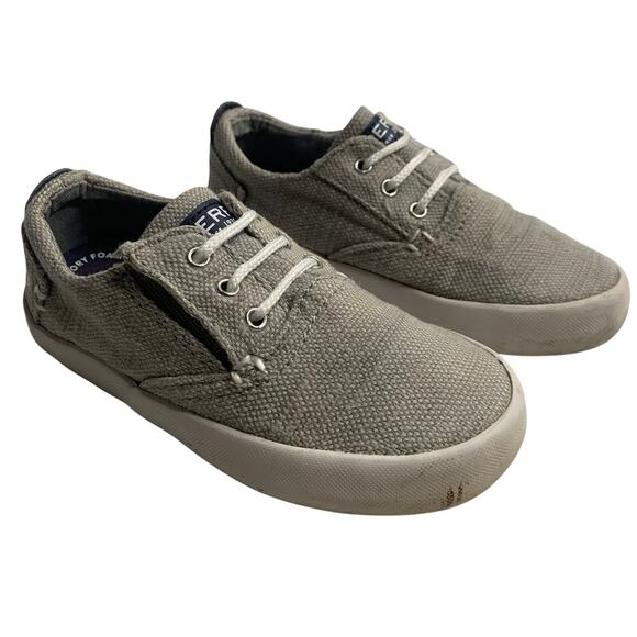 Sperry Unisex Toddlers Sz 9 Bodie Washable Sneakers Hook & Loop Closure Shoes - Picture 1 of 9
